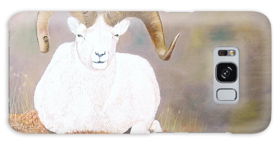 Sheep Galaxy Case featuring the painting Hunter's dream by Jean Yves Crispo