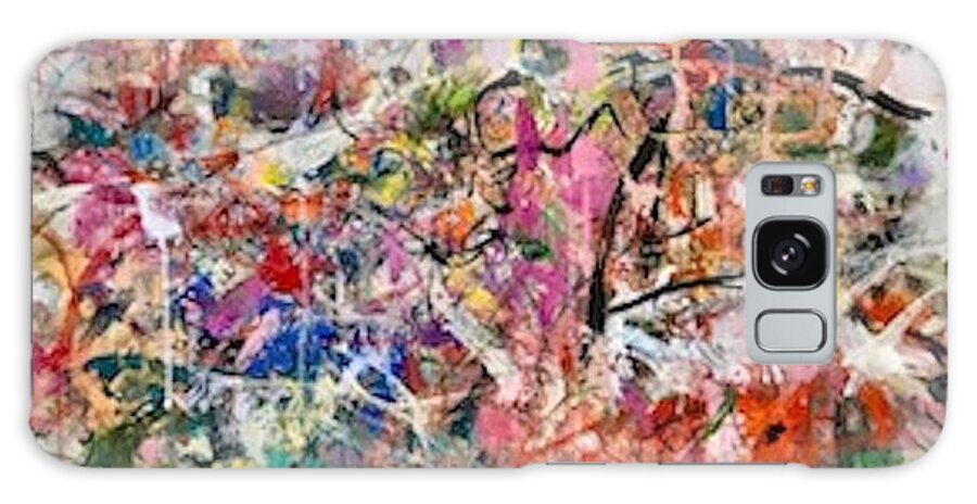 Abstract Galaxy Case featuring the painting I Love You Joan by Sandy Welch