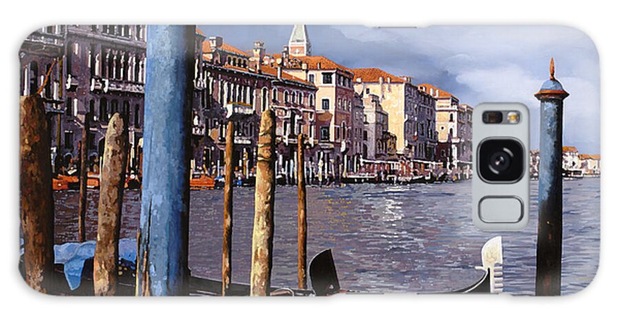 Venice Galaxy Case featuring the painting I Pali Blu Sul Canal Grande by Guido Borelli