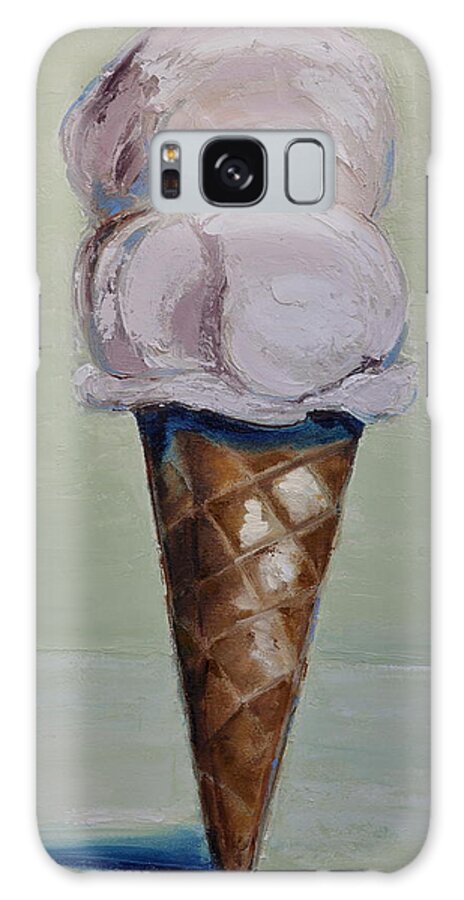 Ice Cream Galaxy S8 Case featuring the painting Ice Ceam Cone by Lindsay Frost