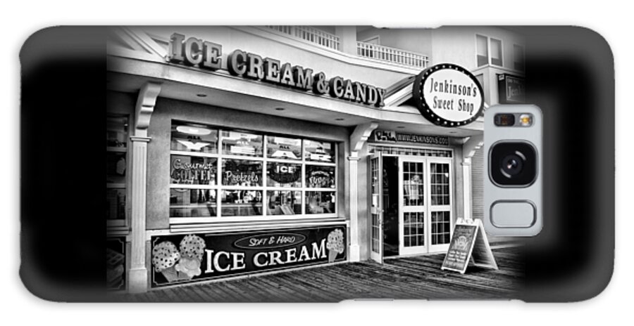 Jersey Shore Galaxy Case featuring the photograph Ice Cream and Candy Shop at The Boardwalk - Jersey Shore by Angie Tirado