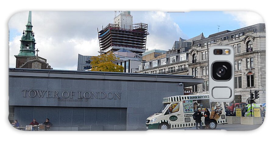 London Galaxy Case featuring the photograph Ice Cream at the Tower of London by Erik Burg