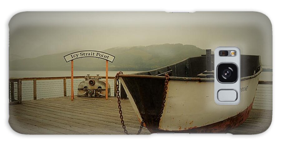 Alaska Galaxy S8 Case featuring the photograph Icy Strait Point boat by Cheryl Hoyle