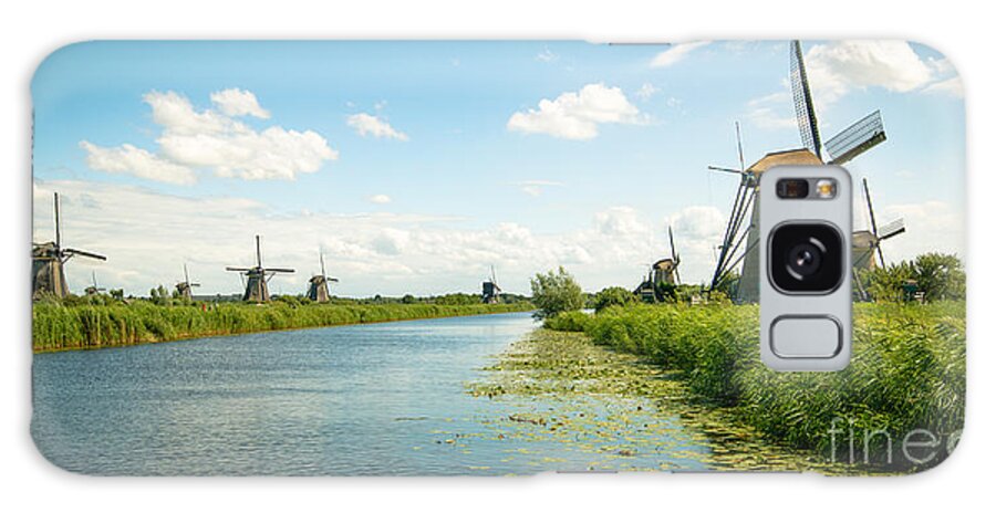 Europe Galaxy S8 Case featuring the photograph idyllic Kinderdijk by Hannes Cmarits