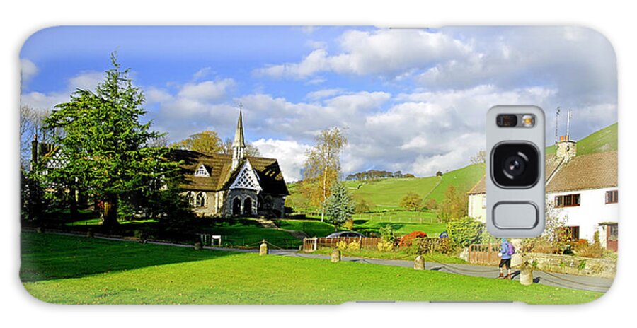 Europe Galaxy Case featuring the photograph Ilam Primary School and Cottages by Rod Johnson