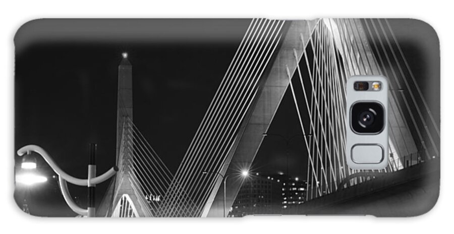Boston Galaxy Case featuring the photograph Illuminating Boston Black and White by Toby McGuire
