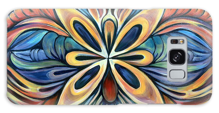 Mandala Galaxy Case featuring the painting Illumination by Shadia Derbyshire