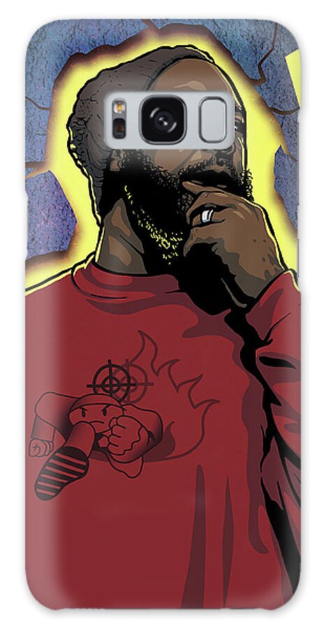 Hip Hop Galaxy Case featuring the drawing Imperius Rex by Miggs The Artist