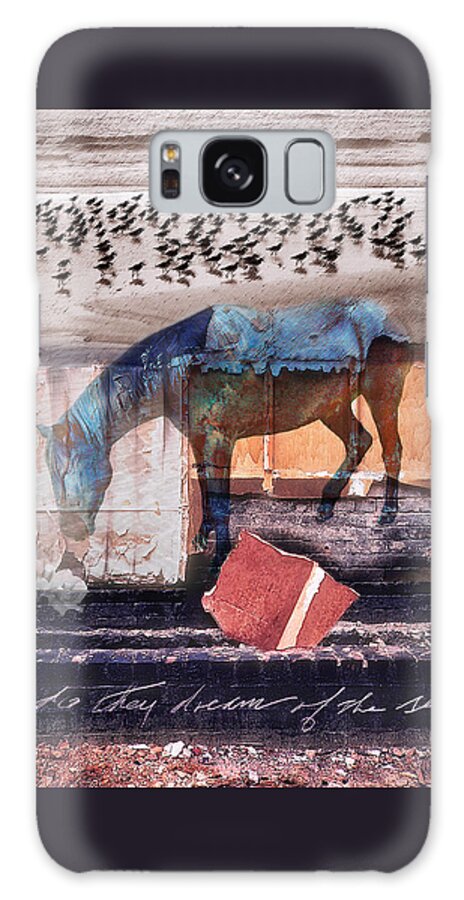 Horse Galaxy S8 Case featuring the photograph In Laredo They Dream of the Sea by Dolores Kaufman