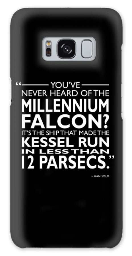 Millennium Falcon Galaxy Case featuring the photograph In Less Than 12 Parsecs by Mark Rogan