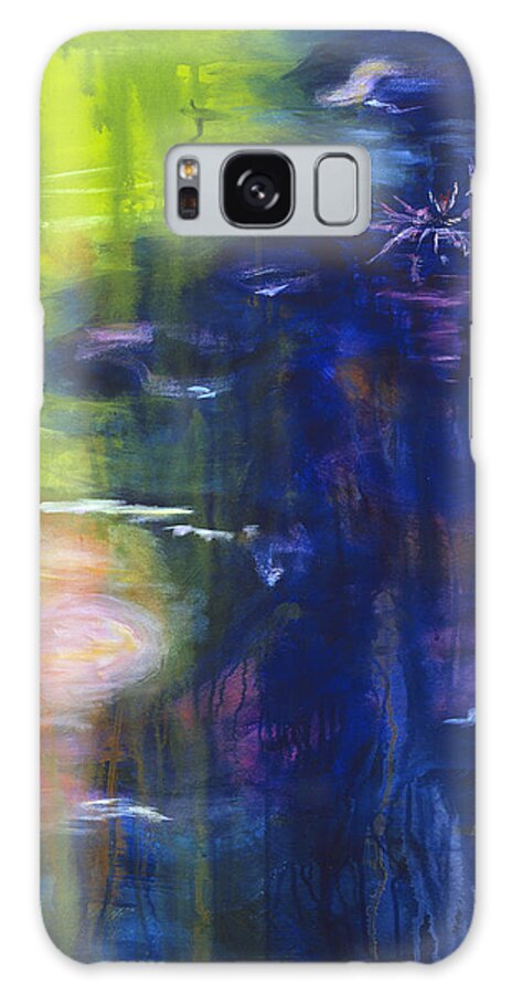 Abstract Galaxy Case featuring the painting In the Flow by Tara Moorman