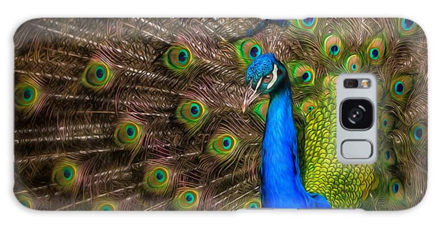 Animals Galaxy Case featuring the photograph India Blue by Rikk Flohr