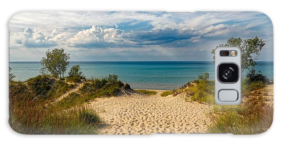 Lake Michigan Galaxy Case featuring the photograph Indiana Dunes State Park by Mountain Dreams