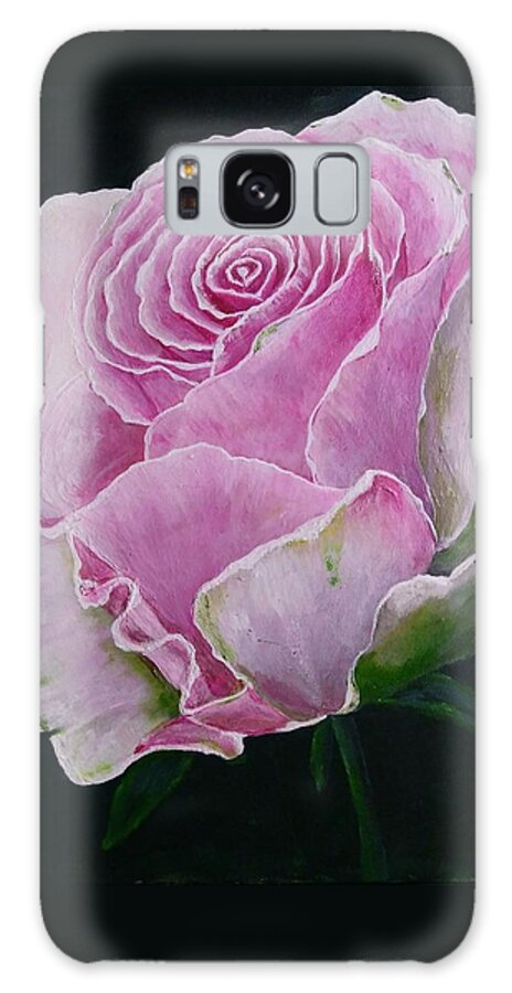 Rose Galaxy S8 Case featuring the painting Innocence by Lori Lee