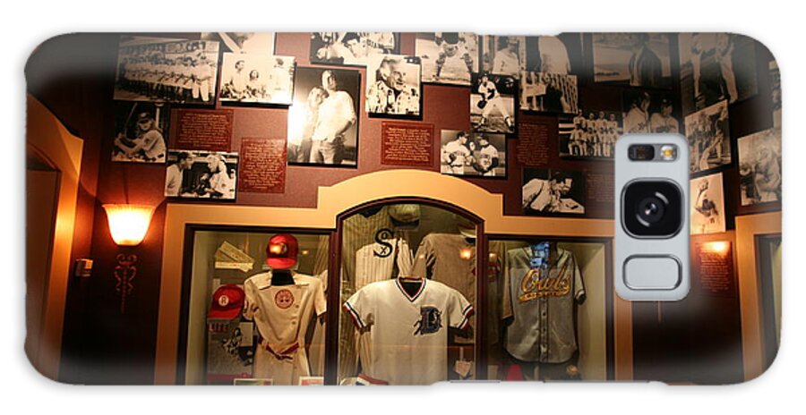 Cooperstown Galaxy Case featuring the photograph Inside Baseball Hall of Fame Displays I by Chuck Kuhn