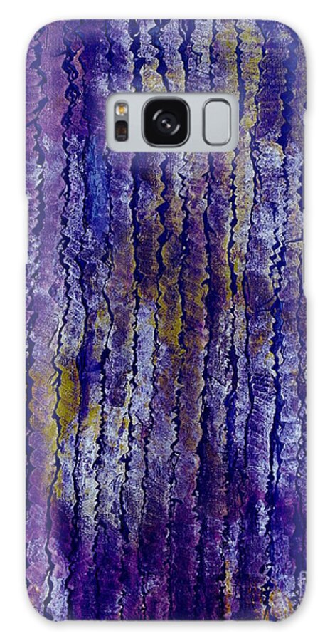 A-fine-art-painting-abstract Galaxy Case featuring the painting Intercession by Catalina Walker
