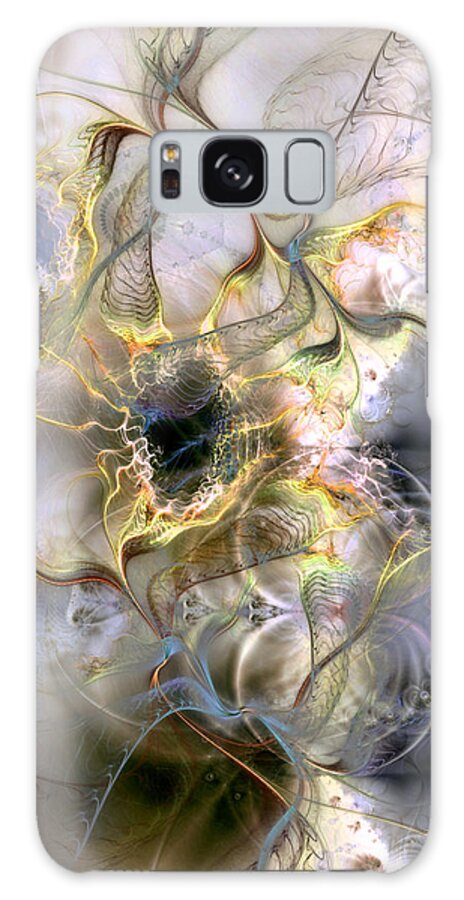 Abstract Galaxy Case featuring the digital art Interconnectedness of Life by Casey Kotas