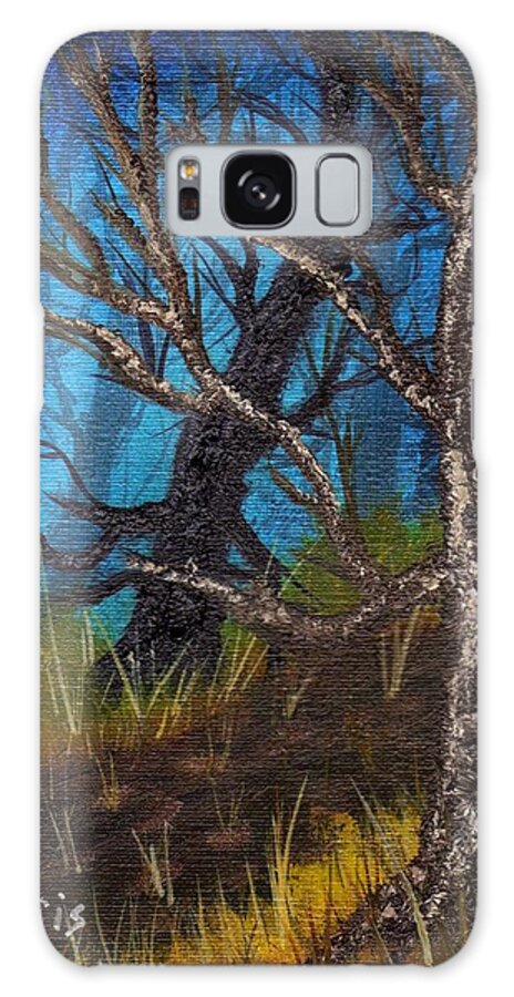 Forest Galaxy Case featuring the painting Into the Light by Jim Saltis