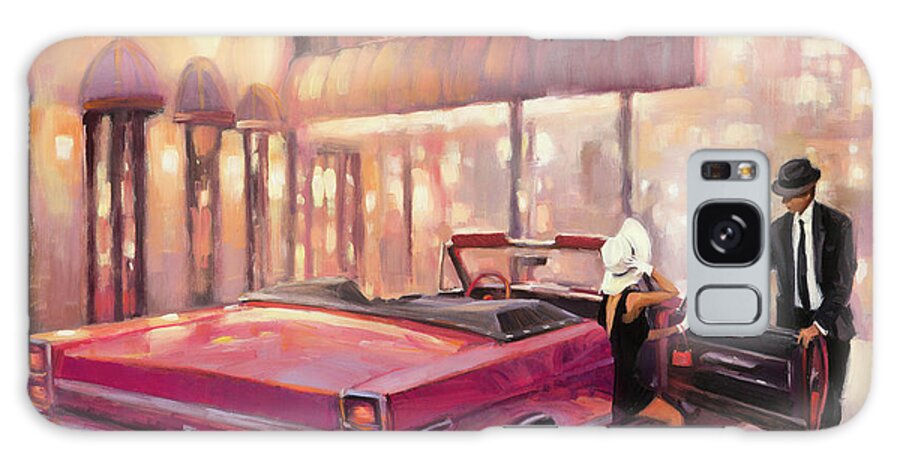 Romance Galaxy Case featuring the painting Into You by Steve Henderson