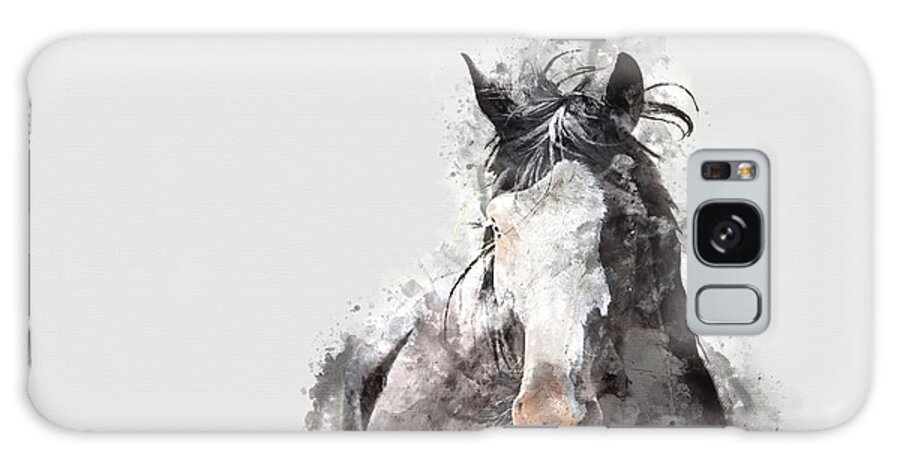 Horse Galaxy Case featuring the digital art Introductions by Ryan Courson