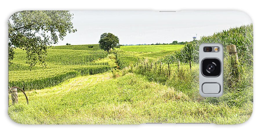 Corn Galaxy Case featuring the photograph Iowa Corn Field by Scott Hansen