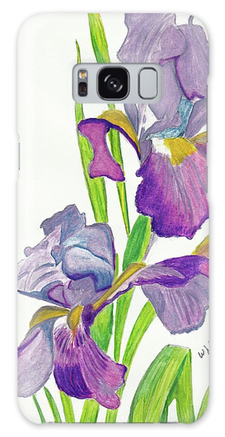Iris Galaxy Case featuring the painting Iris by William Bowers