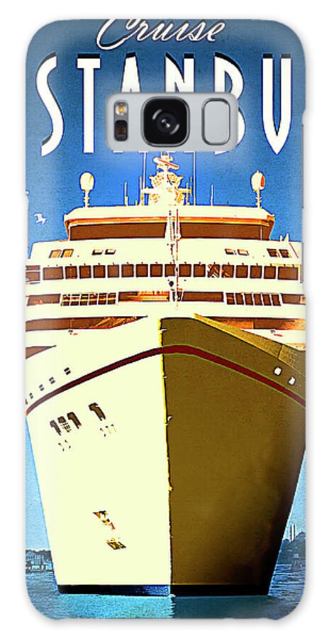 Istanbul Cruise Galaxy Case featuring the painting Istanbul cruise, Turkey by Long Shot