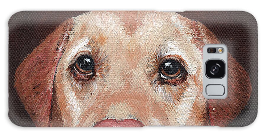 Dog Galaxy Case featuring the painting Izze by Annie Troe