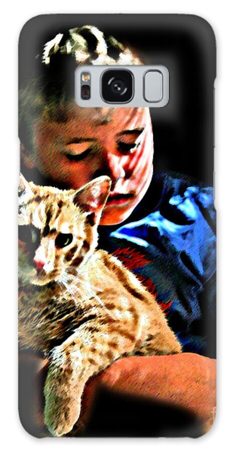  Galaxy Case featuring the digital art Jack n Ginger by Darcy Dietrich