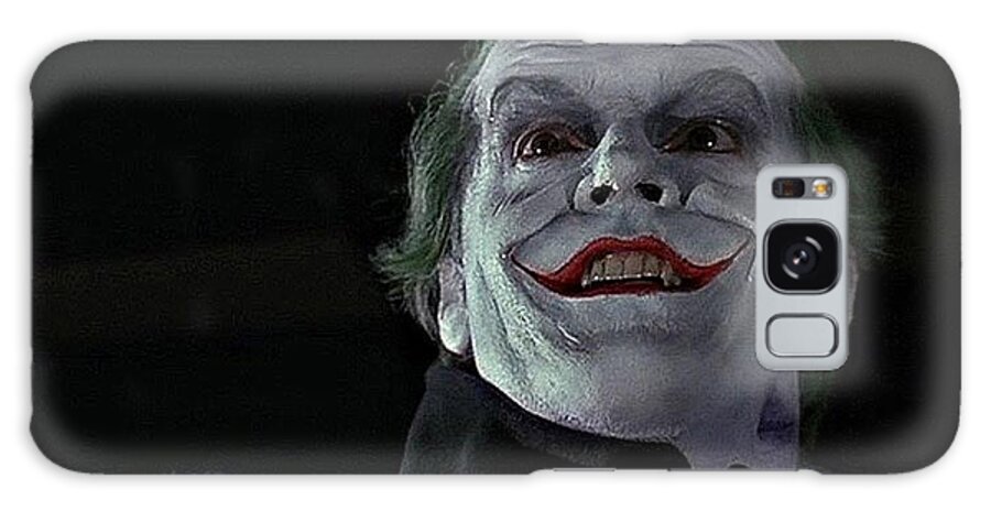 Jack Nicholson As The Joker Batman 1989 Galaxy Case featuring the photograph Jack Nicholson as the Joker Batman 1989-2015 by David Lee Guss