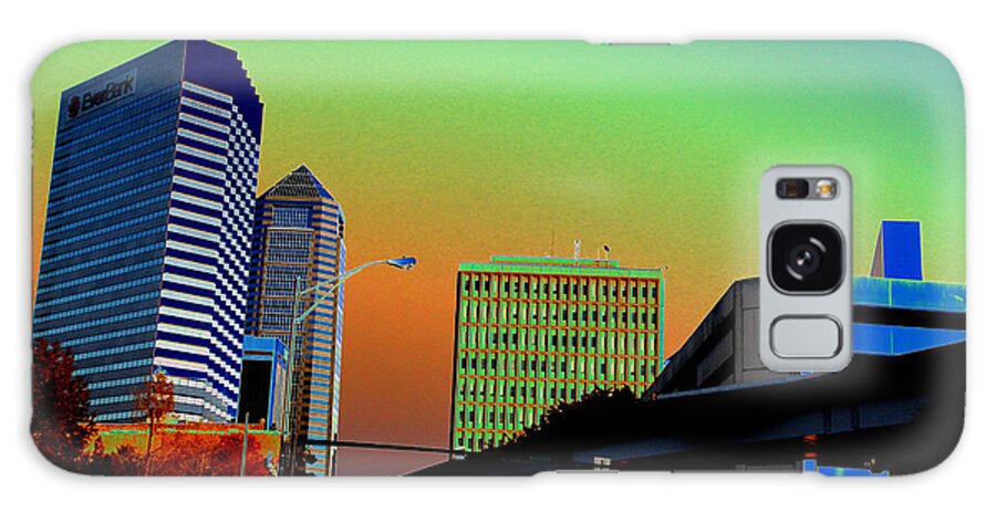 Office Buildings Galaxy Case featuring the photograph Jacksonville Late Afternoon by Ross Lewis