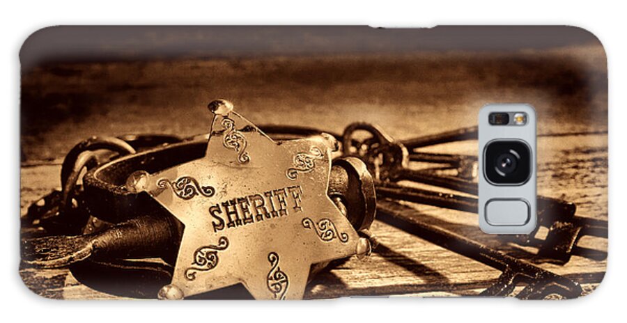 Sheriff Galaxy Case featuring the photograph Jailer Tools by American West Legend By Olivier Le Queinec