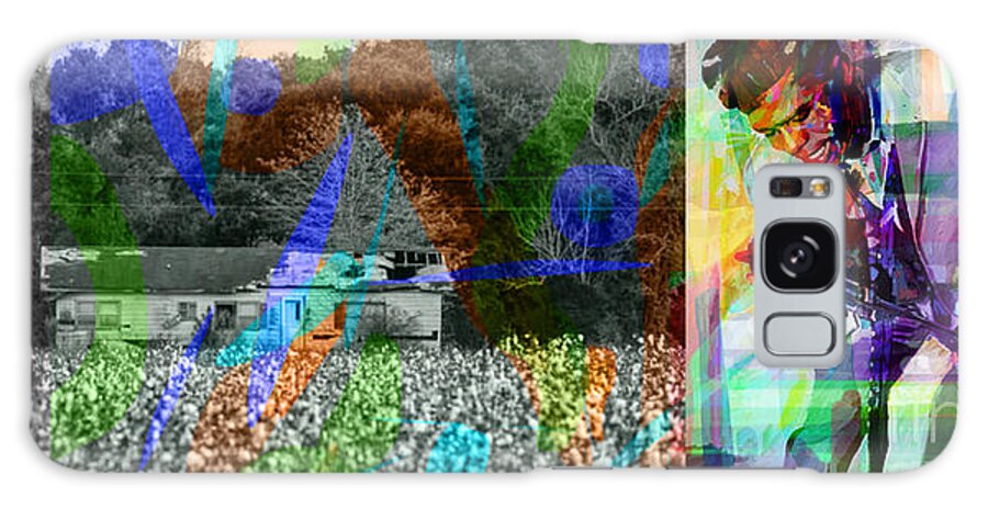 Cotton Galaxy Case featuring the digital art James Brown #1 by Joe Roache