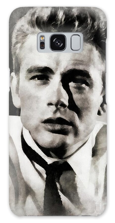 James Galaxy Case featuring the painting James Dean, Actor by JS by Esoterica Art Agency