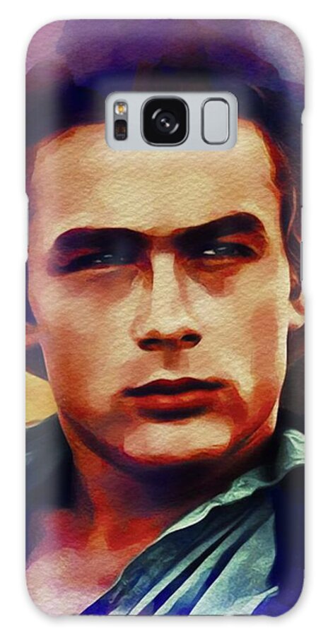 James Galaxy Case featuring the painting James Dean, Movie Star by Esoterica Art Agency