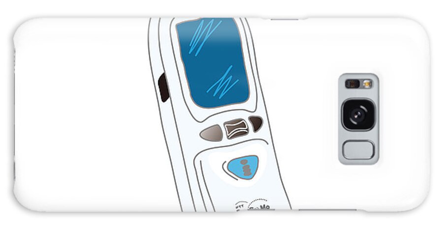  Galaxy Case featuring the digital art Japanese Classic Phone by Moto-hal
