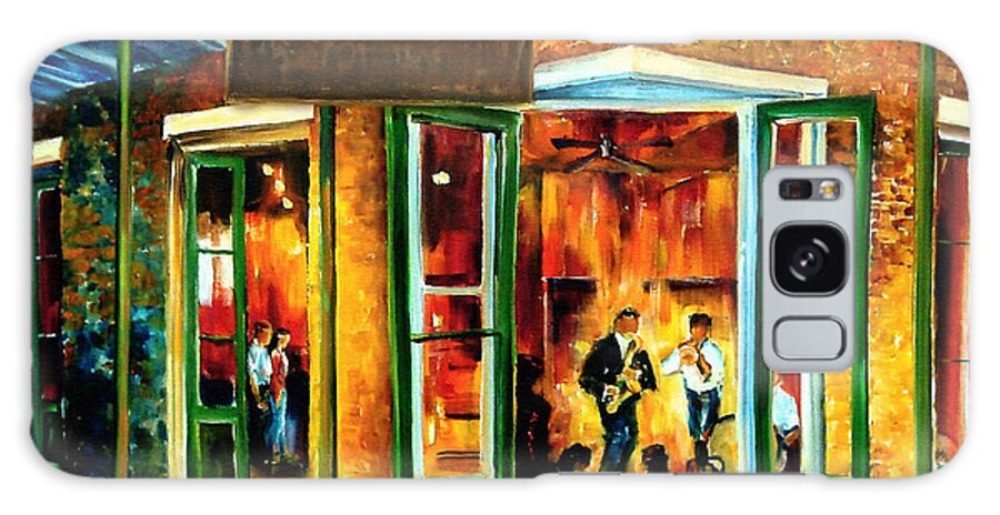 New Orleans Galaxy Case featuring the painting Jazz at the Maison Bourbon by Diane Millsap