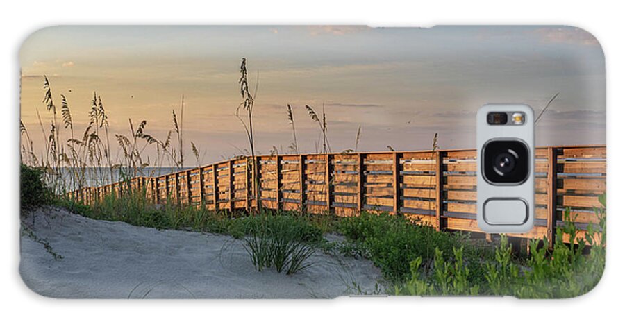 Georgia Galaxy Case featuring the photograph Jekyll Island Beach at Sunrise by Louis Dallara