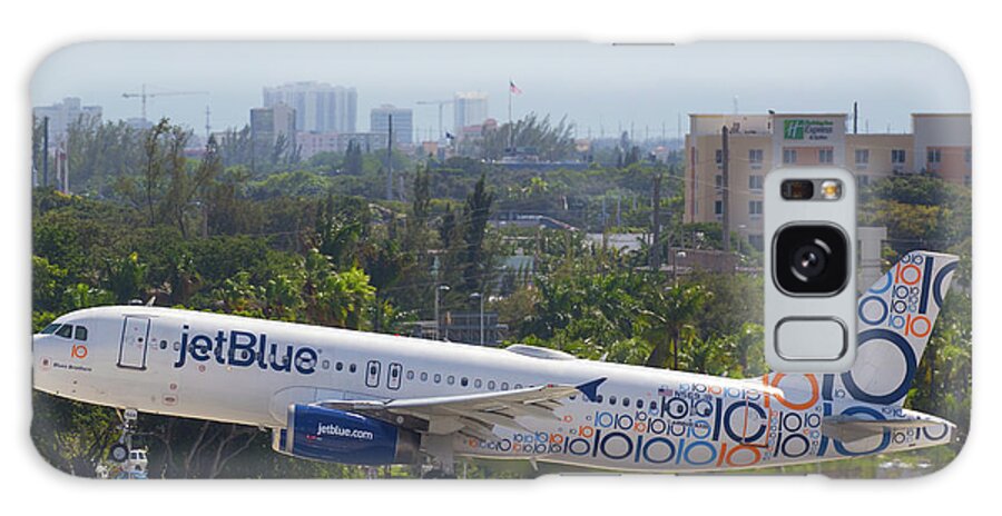 Jetblue Galaxy Case featuring the photograph Jet Blue Blues Brothers by Dart Humeston