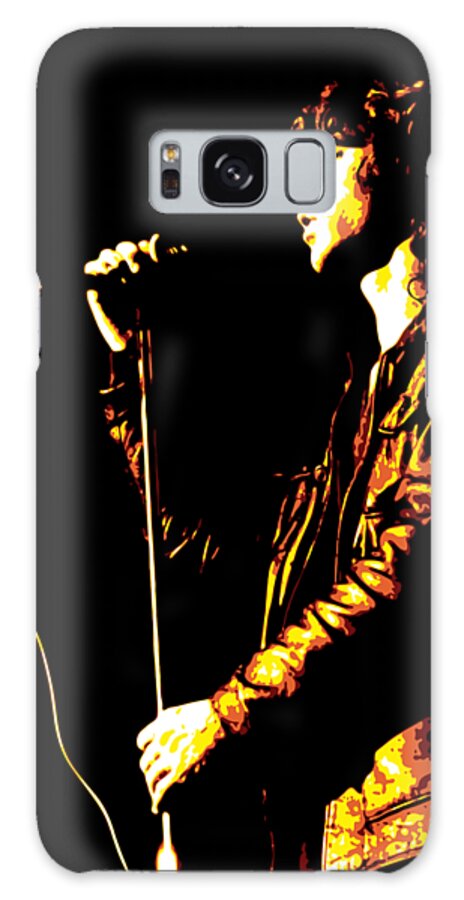 Jim Morrison Galaxy Case featuring the digital art Jim Morrison by DB Artist