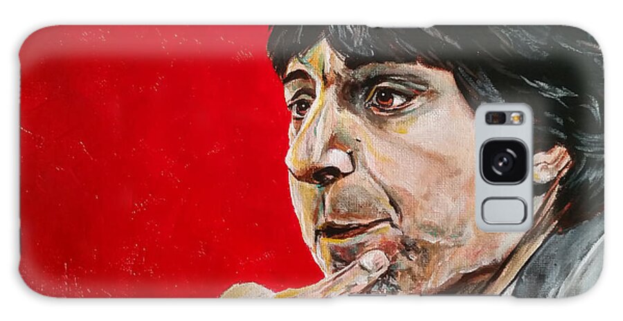 Portrait Galaxy S8 Case featuring the painting Jimmy V by Joel Tesch