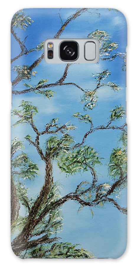 Stephen Daddona Galaxy S8 Case featuring the painting Jim's Tree by Stephen Daddona