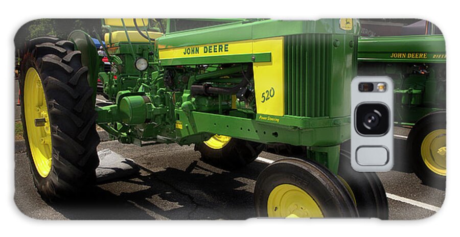 Tractor Galaxy Case featuring the photograph John Deere 520 by Mike Eingle