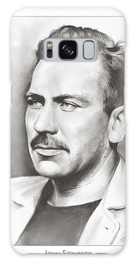 Author Galaxy Case featuring the drawing John Steinbeck by Greg Joens