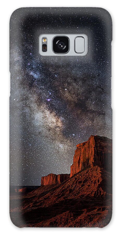 Stagecoach Galaxy Case featuring the photograph John Wayne Point by Darren White
