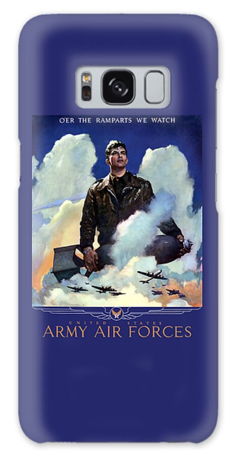 Air Force Galaxy Case featuring the painting Join The Army Air Forces by War Is Hell Store