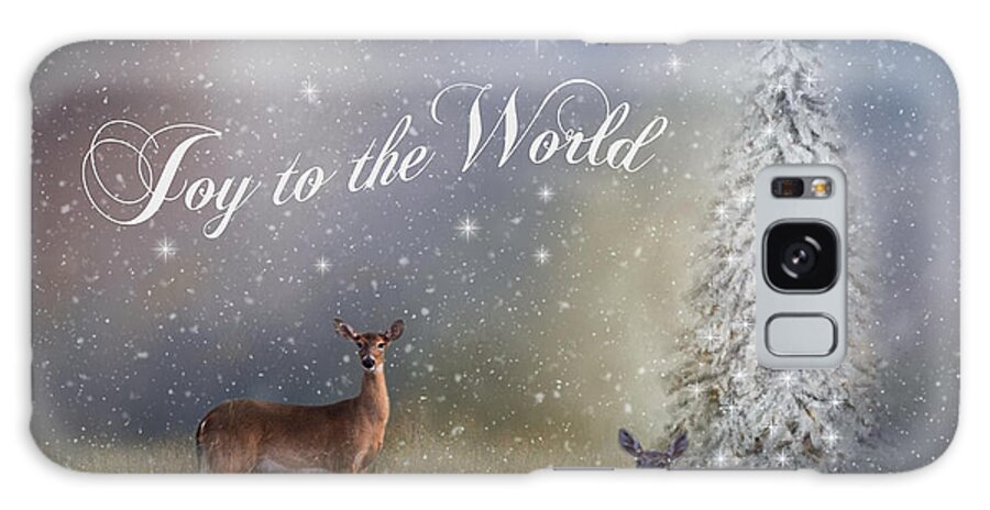Christmas Galaxy Case featuring the photograph Joy to the World by Kim Hojnacki