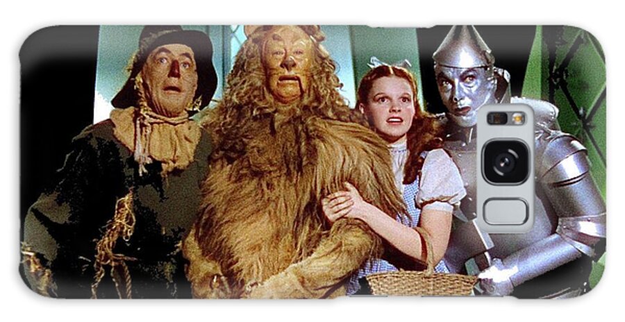 Judy Garland And Pals The Wizard Of Oz 1939 Galaxy Case featuring the photograph Judy Garland and pals The Wizard of Oz 1939-2016 by David Lee Guss