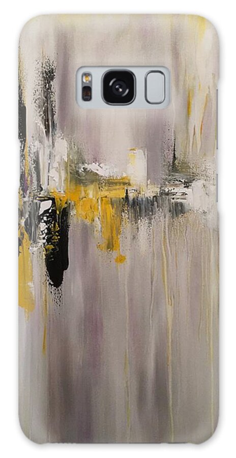 Abstract Galaxy Case featuring the painting Juncture by Soraya Silvestri