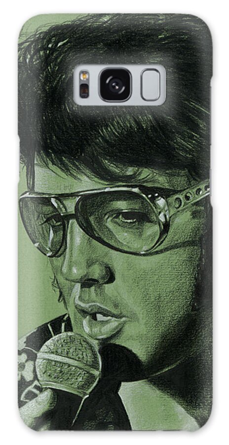 Elvis Galaxy Case featuring the drawing Just Pretend by Rob De Vries